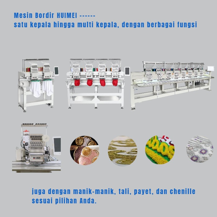 Pabrik mesin bordir komputer HM Textile Machinery