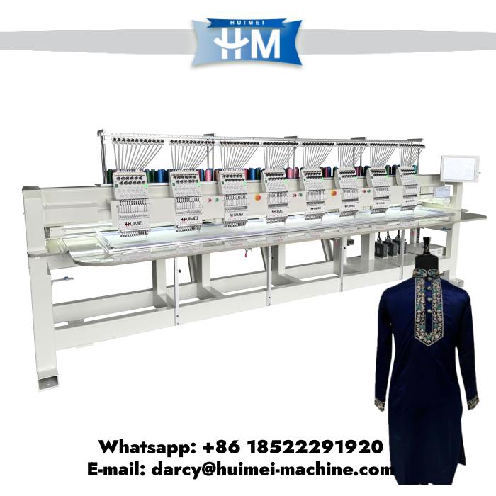 8 head embroidery machine 