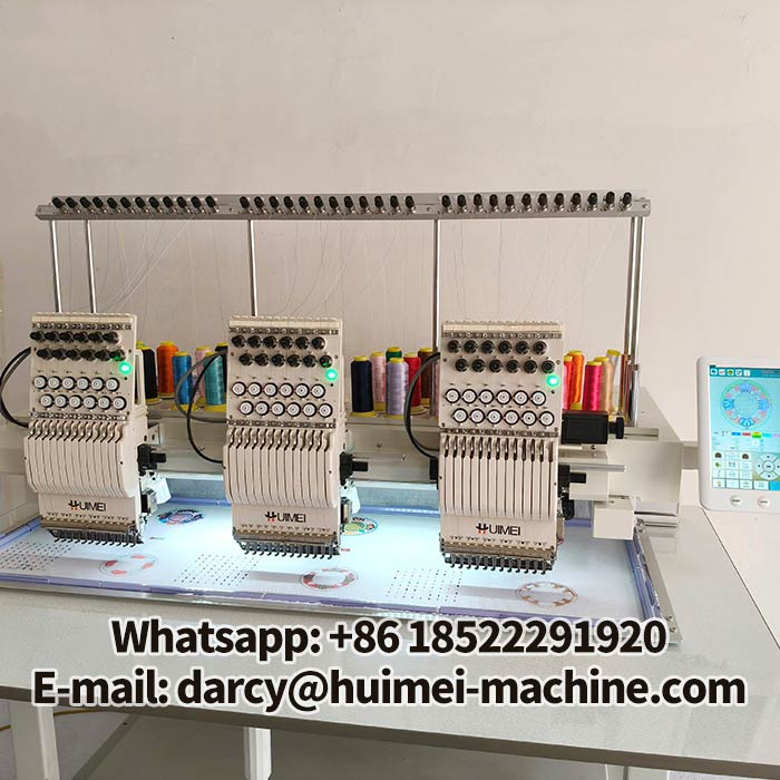 bordadora de 3 cabezas