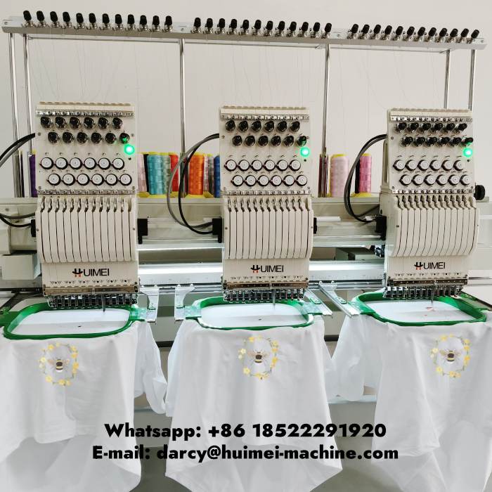 bordadora de 3 cabezas