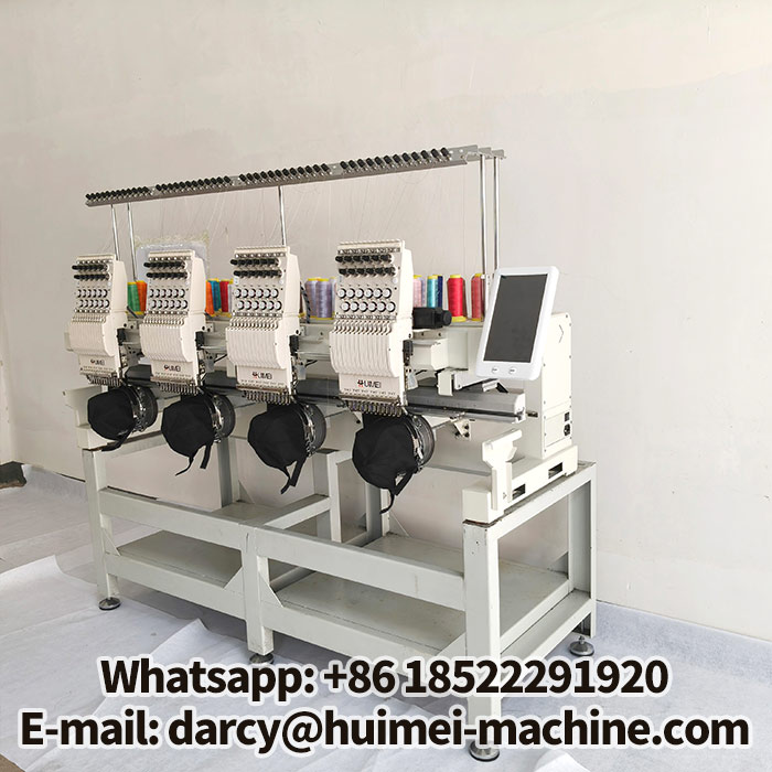 4 head embroidery machine