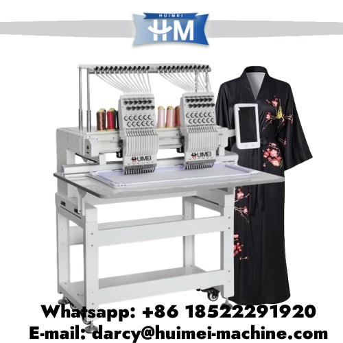 2 head embroidery machine