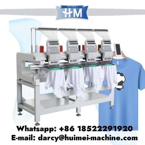 Professional 4 head industrial embroidery machine