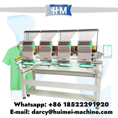 Machine à broder 4 têtes