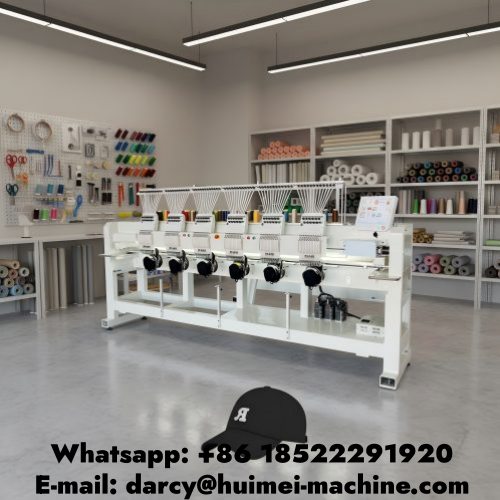 Machine à broder casquette