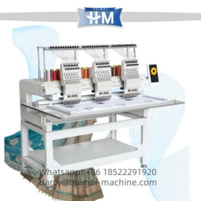 three head embroidery machine