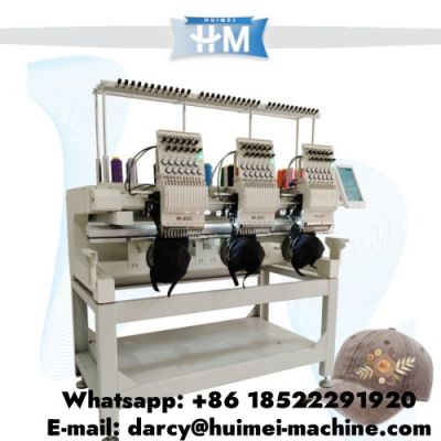 three head embroidery machine