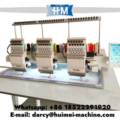 three head embroidery machine