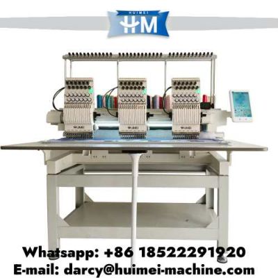 three head embroidery machine